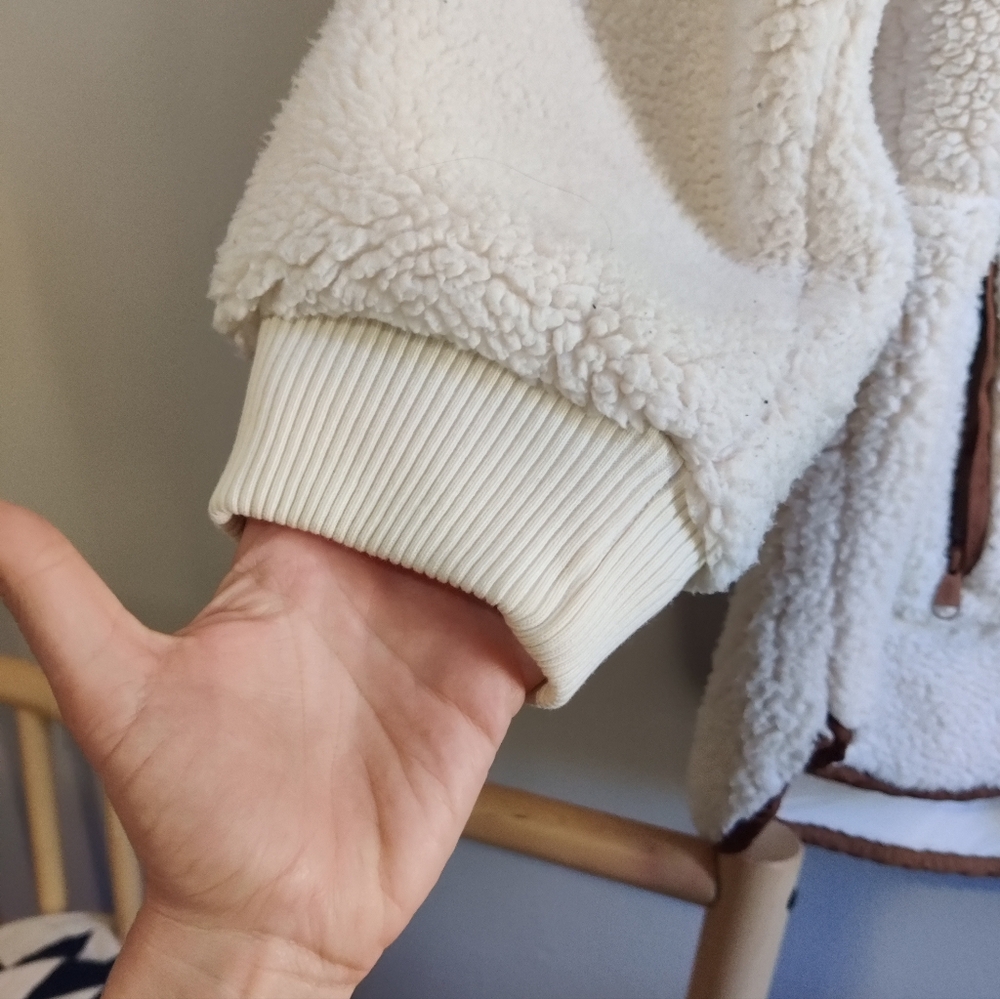 Free People Fall To Rise Fleece Oversized Pullover - Picture 12 of 12